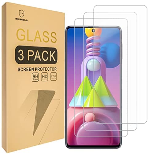 Image of Mr.Shield Screen Protector For Samsung Galaxy M51 [Tempered Glass] [9H Hardness] [3-Pack] Screen Protector