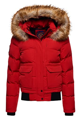 Image of Superdry Women's Everest Bomber Jacket Not Applicable, High Risk Red, 12