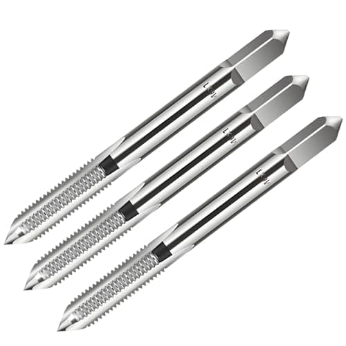 Image of 3pack M6 Tap Set,High Speed Steel Tap and Die Set,Metric Tap Set,Metric Hand Taps,Resistance and Durable,for Precise Threading Repair & DIY