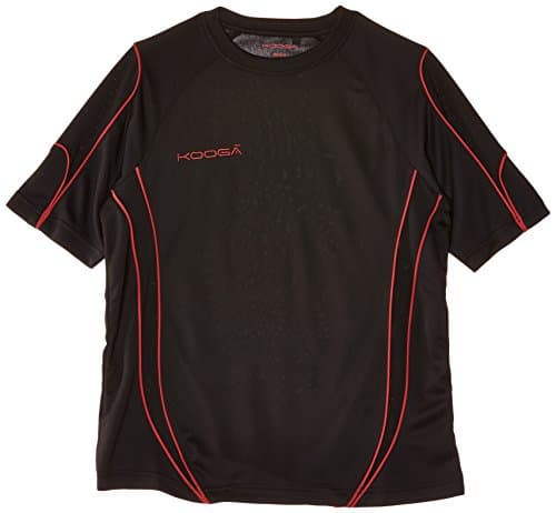Image of Kooga Boy's Pro Tech Teamwear T-Shirt - Black/Red, Youth