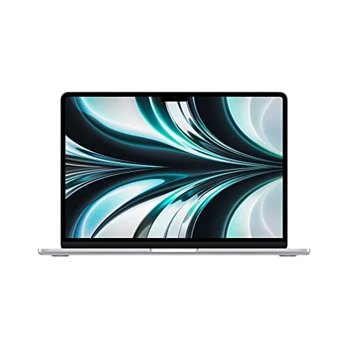Image of Apple 2022 Macbook Air Laptop with 2 Chip: 13.6-Inch Liquid Retina Display, RAM, SSD Storage, Backlit Keyboard, 1080p Facetime HD Camera. Works with Iphone and Ipad; (renewed), Silver, 8GB, 512gb, M