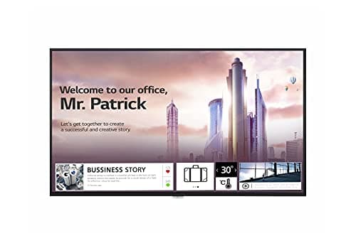 Image of LG UH5F Digital signage flat panel 165.1 cm (65") IPS 4K Ultra HD Black Built-in processor Web OS