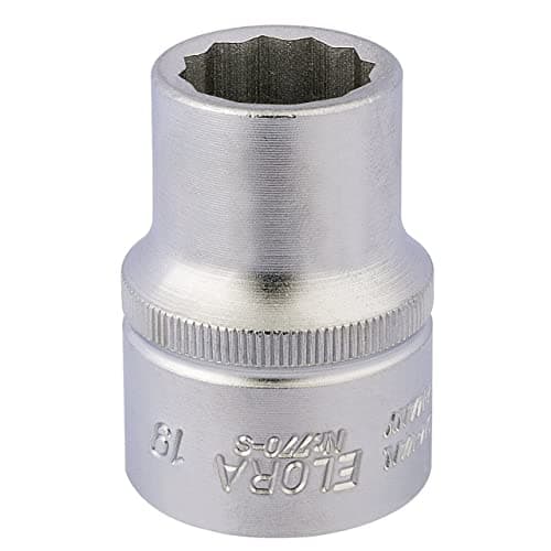 Image of Draper 682 Elora Bi-Hexagon Socket, 3/4" Square Drive, 19mm
