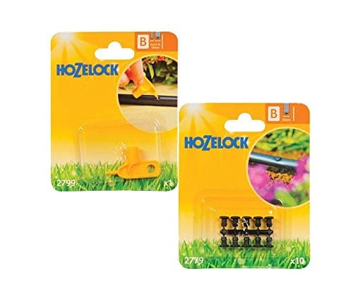 Image of Hozelock 2799 Hole Punch and 2779 Pack of 10 Blanking Plugs 13mm