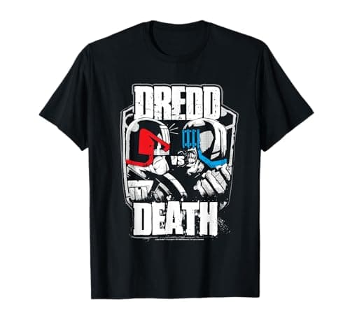 Image of Judge Dredd Dredd vs Death 2000 AD Comics T-Shirt