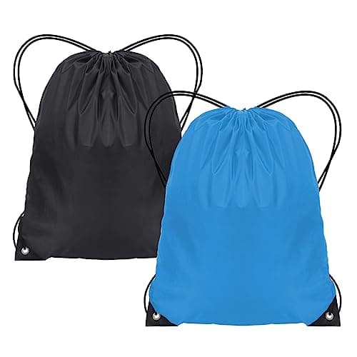 Image of JFmall Drawstring Bags, Swim PE Bags Drawstring Gym Bag for Kids Adults String Swimming Sports Bag for School Sports Swimming Gym Travel