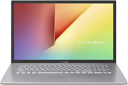 Image of Asus Vivobook S712JA 17.3-inch FHD Premium Laptop PC, Intel Quad-Core i5-1035G1, Intel UHD Graphics, 8GB DDR4 RAM, 128GB SSD, 1TB HDD, Backlit Keyboard, Windows 10 Home 64 bit, Silver