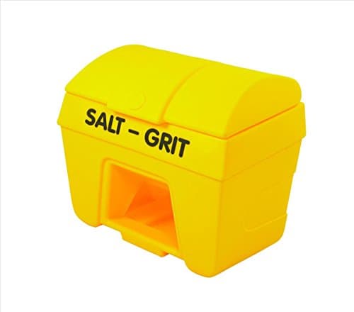 Image of Salt/Grit Bin with Hopper Feed 200 Litre Yellow 317060