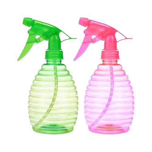Image of Refillable Spray Bottles 500ml - Adjustable Fine Mist Nozzle, Leakproof Pressure Sprayer | Durable Spray Set for Home, Garden, Lawn, Patio, Outdoor Cleaning, Watering, 2 Pack