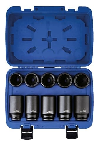 Image of Laser 8700 Impact Hub Nut Socket Set 1/2" D 10pc