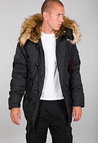 Image of Alpha Industries Explorer Winter Jacket for Men Black
