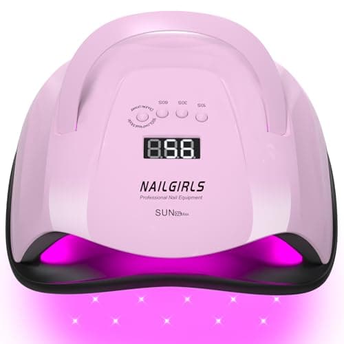 Image of LED UV Nail Lamp, NAILGIRLS 268W Fast UV Light for Gel Nail Polish, Professional Curing Lamp with 4 Timer Setting Auto Sensor, Nail Dryer for Fingernail and Toenail Home Salon Use, Nail Art Tools