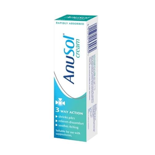 Image of Anusol Cream for Haemorrhoids Treatment - Shrinks Piles, Relieves Discomfort and Soothes Itching, 43g