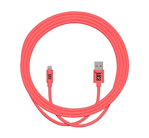 Image of Juice XL Apple Lightning Charge and Sync Cable, Coral