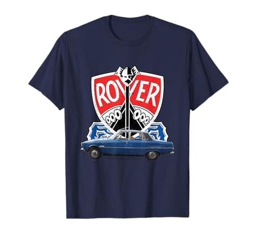 Image of Rover P6 2000 Car 1930's Badge Logo T-Shirt