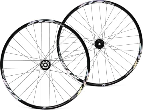 Image of ZTZ 27.5"/29" Thru Axle Boost Mountain Bike Wheelset，Ultralight Aluminum Alloy Rim 32H High Strength Bike Wheels，Front 15 * 110mm Rear 12 * 148mm Disc Brake MTB WheelSet (Front+Rear Wheels, 27.5inch)