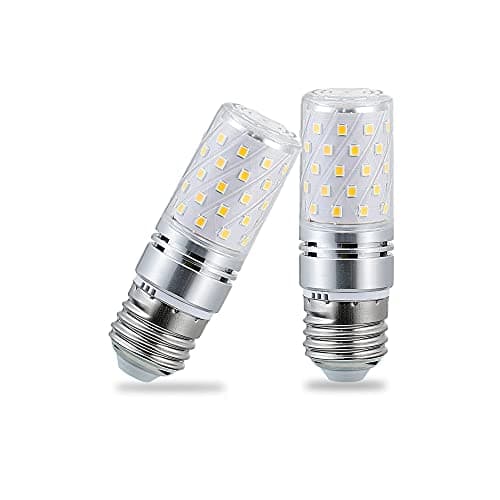 Image of YBTOP 12W E27 LED Corn Screw Bulbs,1200lm 3000K Warm White,100W Incandescent Bulbs Equivalent,Not-dimmable,2-Pack