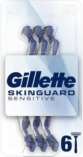 Image of Gillette SkinGuard Disposable Razor for Sensitive Skin x8, Clinically Tested for Sensitive Skin