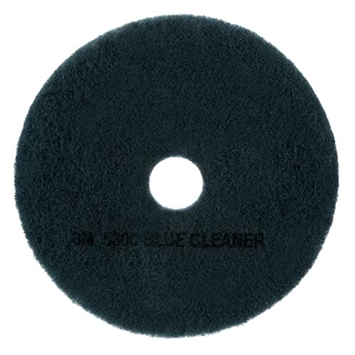 Image of 3M Blue Cleaner Pad 5300, 13" Floor Care Pad (Case of 5)