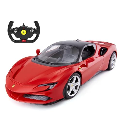 Image of RASTAR Ferrari SF90 Stradale Radio Remote Control Car, SF90 Model Toy for Boys, 2.4G