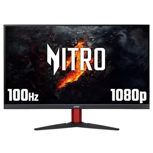 Image of acer Nitro KG272 E 27-inch Gaming Monitor - IPS Panel, 1920 x 1080, 4ms, 100Hz, FreeSync, HDMI, VGA