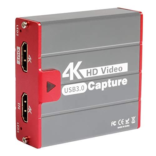 Image of TreasLin 4K Capture Card USB3.0,Game Capture Card 4K@30FPS Live Streaming for PS5 PS4 Switch Wii U DSLR Xbox on OBS,XSplit,Twitch,YouTube Support Windows,Mac,Zero Latency