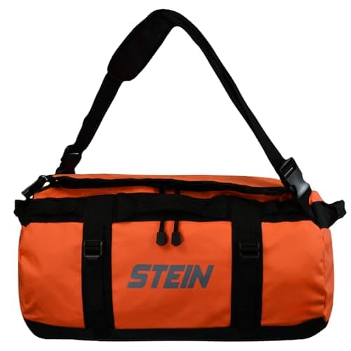 Image of Heavy Duty Kit Bag 70L Orange – PVC Tarpaulin Water-Repellent Holdall for Professional Work & Travel – STEIN Metro