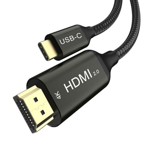 Image of Ablink USB C to HDMI Cable 5M【4K@60Hz】 Type-C to HDMI Cable [Thunderbolt 3/4 Compatible] for MacBook Pro/Air, iPad Pro, iMac, iPhone 16, Samsung, XPS 17, Home Office, Game Player