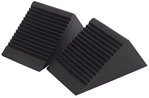 Image of 2 X Rubber Wheel Chocks (Pair)