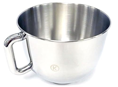 Image of SPARES-Direct-Oldham 5L Stainless Steel Bowl for Kenwood Mixer 3 Lug KMX75 / KMX750 / KMX754 / KMX760
