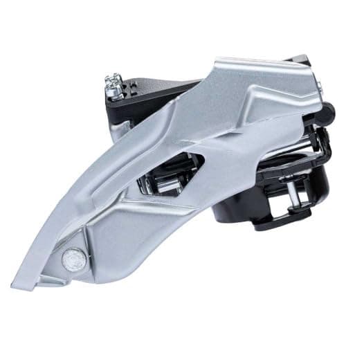 Image of SHIMANO Altus FD-M370 Front Derailleur 3 x 9-Speed Clamp Dual Pull Black Design 66-69° Chainstay Angle 2016 Mountain Bike