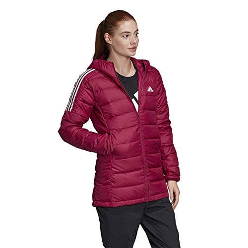 Image of adidas Women's Essentials Light Down Jacket, Wonder Red, XS