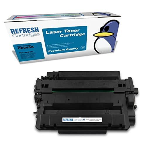 Image of Refresh Cartridges Remanufactured Toner Cartridge Replacement for HP CE255X (Black)