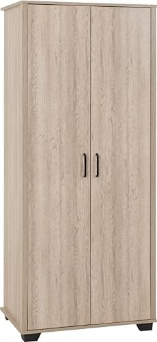 Image of Seconique Oliver 2 Door Wardrobe in Light Oak Effect