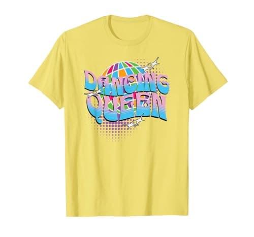 Image of Disco Bride Dancing Queens Bridesmaid Bachelorette Matching T-Shirt, Men, Lemon Yellow, Large