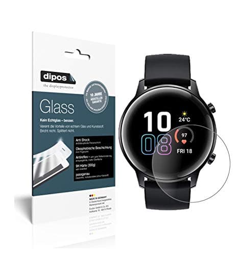 Image of dipos I 2x Screen Protector matte compatible with Honor Magic Watch 2 42mm Flexible Glass 9H Display Protection