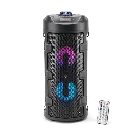 Image of RED5 Typhoon 101 Wireless Bluetooth RGB LED Illuminated 2400 mAh Party Speaker