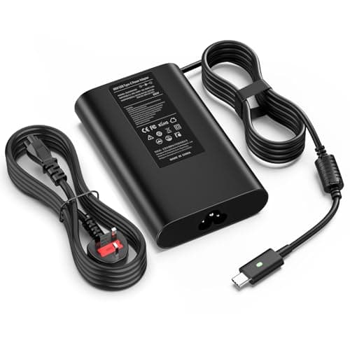 Image of 65W Laptop Charger USB C Compatible with Dell Latitude 5420 5520 5320 5410 5540 7420 7410 7440 7320 7310 9410 9510 XPS 13 12 9350 9360 9370 9380 Chromebook 3100 3380 5190 Type C Power Supply Adapter