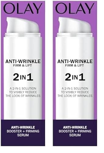 Image of Olay Anti-Wrinkle Firm And Lift 2In1 Booster And Firming Serum 50ML (Pack of 2)