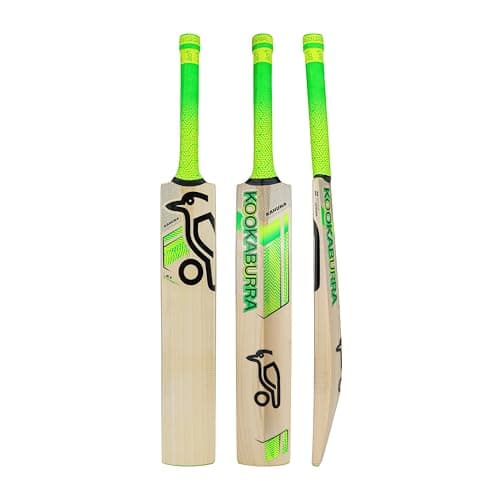 Image of Kookaburra Kahuna 9.1 Junior Cricket Bat - Size h, Harrow, Lime