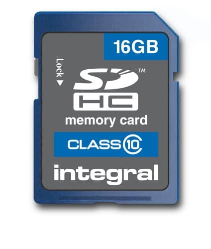 Image of Integral 16GB SDHC Class 10 Memory Card