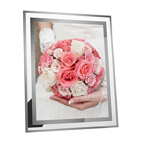 Image of Ray & Chow 8x10 Glass Picture Photo Frames For Wedding Photos,Family Photos and Home Decoration,Portrait or Landscape Display