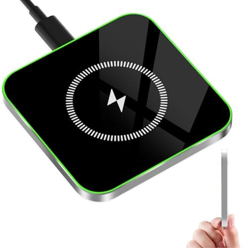 Image of Wireless Charger, Wireless Charging Pad for iPhone 17/16/15/14/13/12/11 Pro/Pro Max/XS Max/XR/SE, Wireless Charging Mat Station for Samsung Galaxy S22/S21/S20/S10/S9/Note10/9, AirPods 2 3 4/Pro