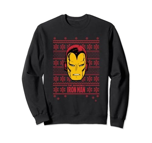 Image of Marvel Comics Iron man Face Sweatshirt