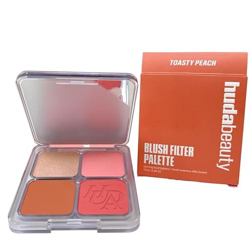 Image of Huda Beauty Blush Filter Blurring Blushlighters Palette - Toasty Peach - 7.5 g / 0.26 oz. LIMITED EDITION.