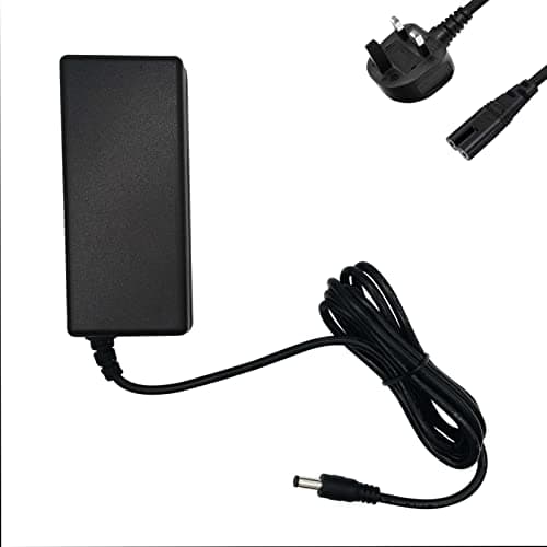Image of myVolts 12V power supply adaptor compatible with Blackmagic Design ATEM Mini Extreme, ATEM Mini Extreme ISO Video Mixer - UK plug