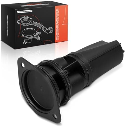 Image of Frankberg Crankcase Breather Vent Hose Valve Intercooler Turbo Hose Engine side Compatible with A3 8P1 Golf V 1K1 P.a.s.s.a.t 3C2 J.e.t.t.a III 1K2 Polo 6C1 6R1 T.o.u.r.a.n Replace# 03C103464A