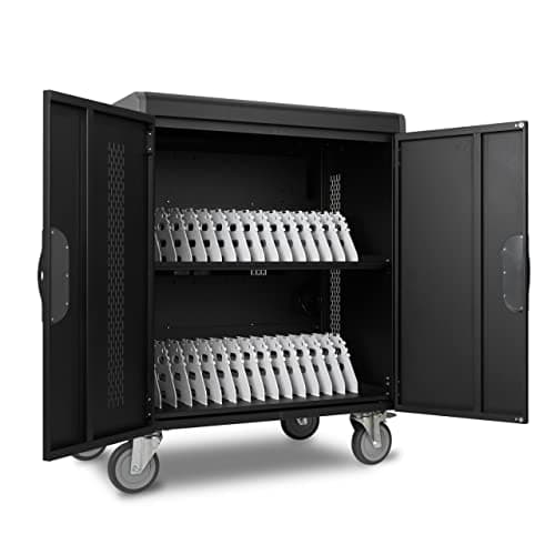 Image of Kensington AC32 32-Bay Charging Cabinet for 15.6" Devices, Lockable Wheeled UK Multi Charge Station (K62327UK)