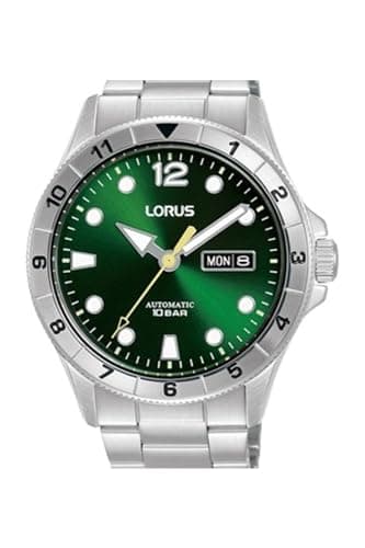 Image of Lorus Green & Yellow Automatic Watch RL463BX9