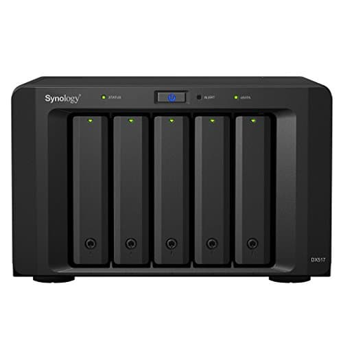 Image of Synology DX517 10 TB (5 x 2 TB WD RED) 5 Bay Desktop Expansion Unit